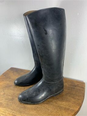 Aigle made in France mens horse riding waterproof boots